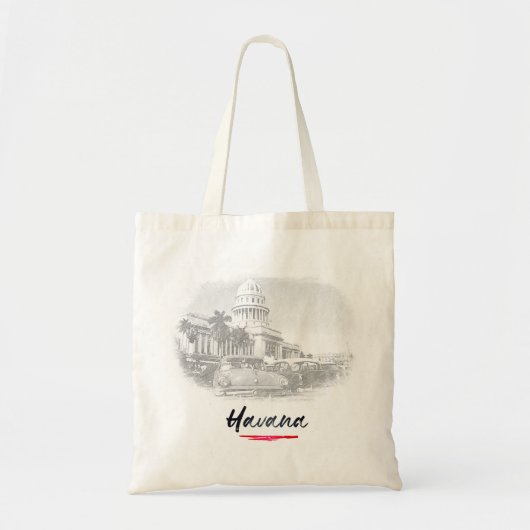 Havana - Cuba - El capitolio Tote Bag (Voorkant)