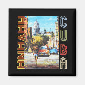 Havana Cuba Fine Art - Nationale Hoofdstad Magneet (Voorkant)
