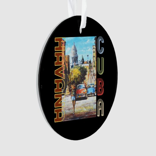 Havana Cuba Fine Art - Nationale Hoofdstad Ornament (voorkant)
