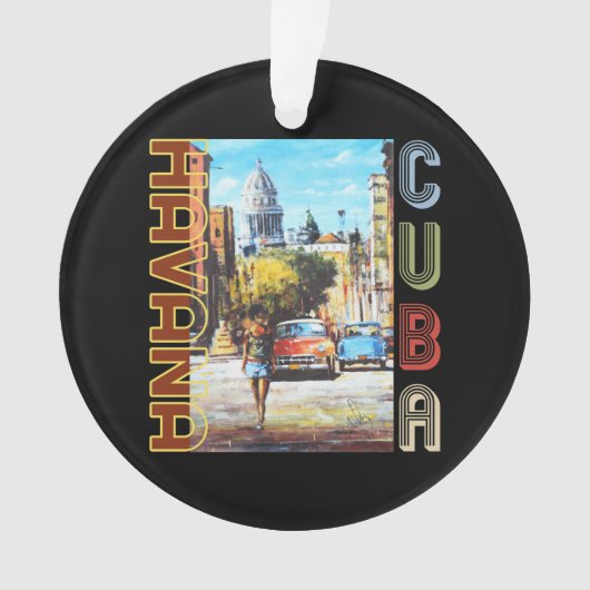 Havana Cuba Fine Art - Nationale Hoofdstad Ornament (voorkant)