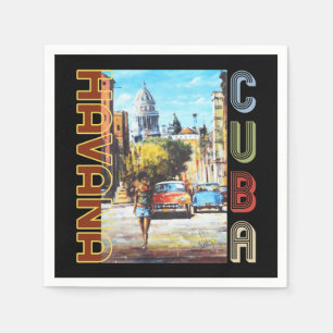 Havana Cuba Fine Art - Nationale Hoofdstad Servet
