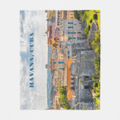 Havana CUBA Fleece Deken (Voorkant)