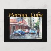 Havana Cuba Floridita Kunst Briefkaart (Voorkant)