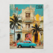 Havana Cuba Gemengde Media Reizen Briefkaart (Voorkant)