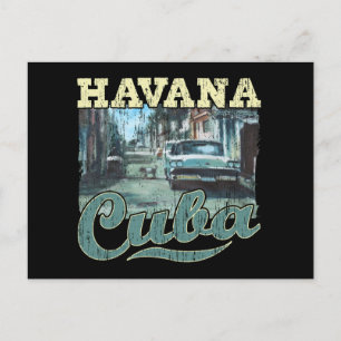 Havana Cuba Graffiti Street Art: Love Habana Briefkaart