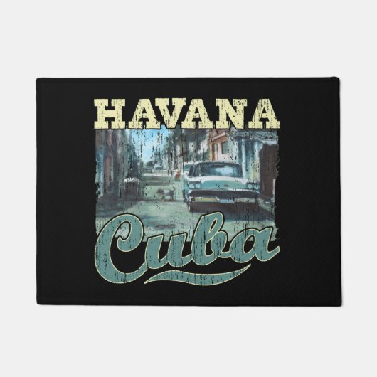 Havana Cuba Graffiti Street Art: Love Habana Deurmat (Voorkant)