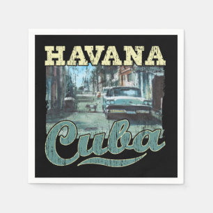 Havana Cuba Graffiti Street Art: Love Habana Servet