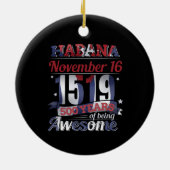 Havana Cuba - Habana 500 jaar Geweldige Keramisch Ornament (Achterkant)