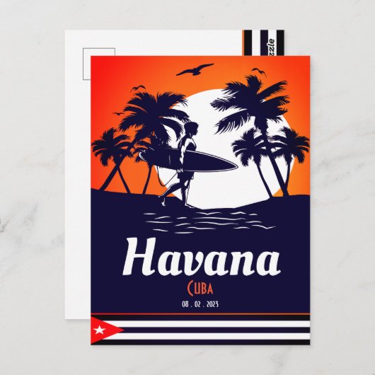 Havana Cuba Het Capitolgebouw,  Souvenir Briefkaart (Voorkant / Achterkant)