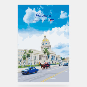 Havana, Cuba - Klassieke Vintage Soul Acryl Bord