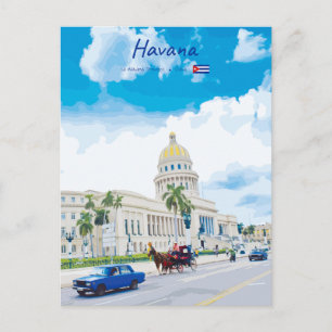 Havana, Cuba - Klassieke Vintage Soul Briefkaart