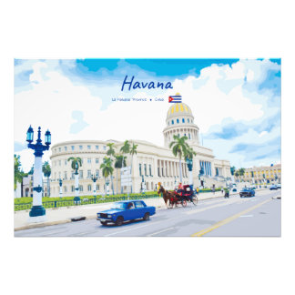 Havana, Cuba - Klassieke Vintage Soul Foto Afdruk