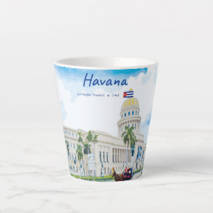 Havana, Cuba - Klassieke Vintage Soul Klein Latte Mok