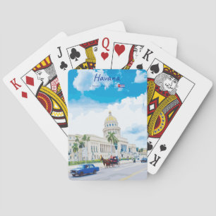 Havana, Cuba - Klassieke Vintage Soul Pokerkaarten