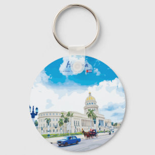 Havana, Cuba - Klassieke Vintage Soul Sleutelhanger