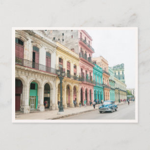 Havana Cuba Kleurrijke Architectuur & Klassieke Au Briefkaart