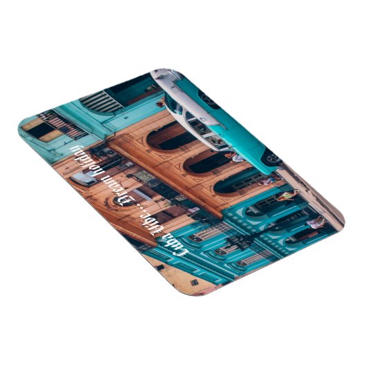 Havana Cuba  kleurrijke auto 'Cuba vibe' Magneet (Rechterzijde)