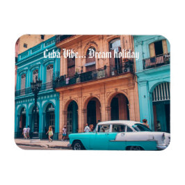 Havana Cuba  kleurrijke auto 'Cuba vibe' Magneet