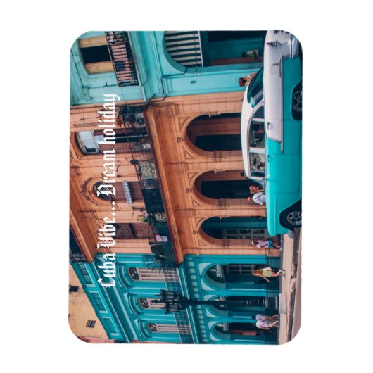 Havana Cuba  kleurrijke auto 'Cuba vibe' Magneet (Verticaal)