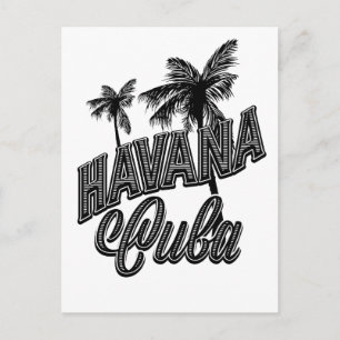 Havana Cuba  letterkunst. Briefkaart