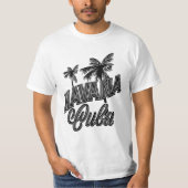 Havana Cuba  letterkunst. T-shirt (Voorkant)