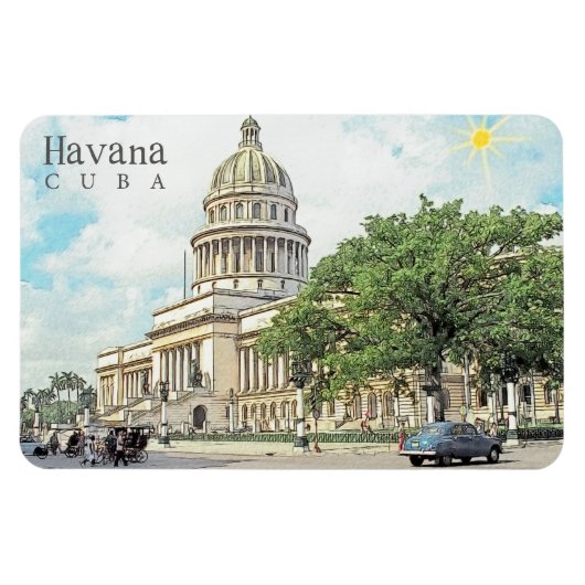 Havana Cuba Magneet (Horizontaal)