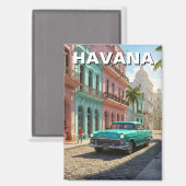 Havana Cuba Magneet (Voorkant / Achterkant)