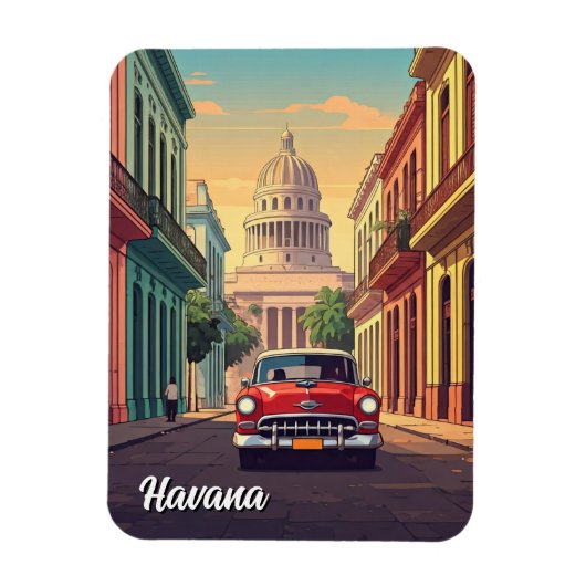 Havana Cuba Magneet (Verticaal)