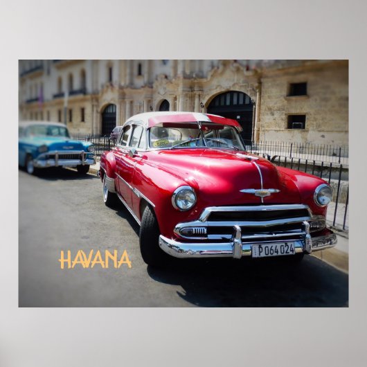 HAVANA CUBA POSTER (Voorkant)