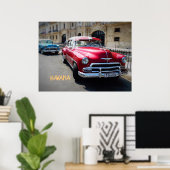 HAVANA CUBA POSTER (Thuiskantoor)