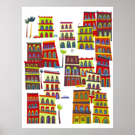 Havana Cuba Poster (Voorkant)