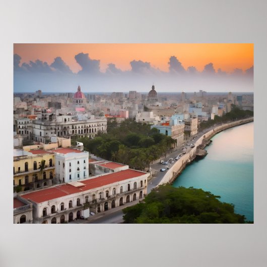 Havana Cuba Poster (Voorkant)