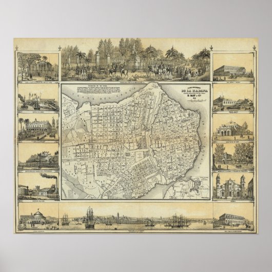 Havana, Cuba Poster (Voorkant)