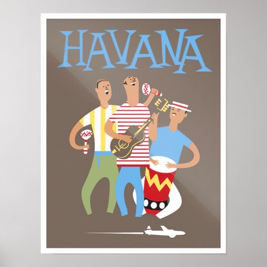 Havana Cuba — poster van oudsher reizen (Voorkant)