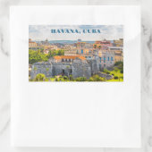 Havana CUBA Rechthoekige Sticker (Tas)