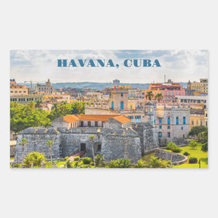 Havana CUBA Rechthoekige Sticker