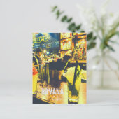 Havana Cuba reisdruk Mojito bar Briefkaart (Staand voorkant)
