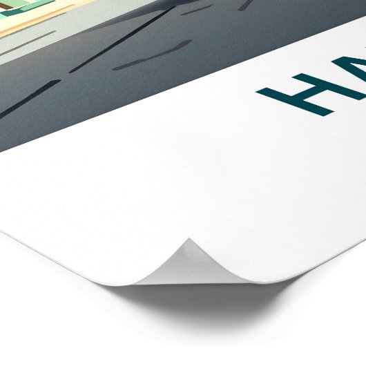 Havana Cuba Reisprint Poster (Hoek)