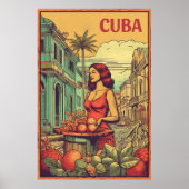 Havana, Cuba, Reizen Poster (Voorkant)