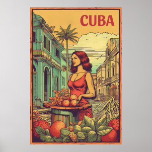 Havana, Cuba, Reizen Poster