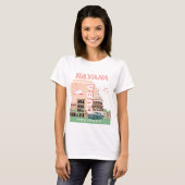 Havana Cuba Retro Kunst T-shirt (Voorkant volledig)