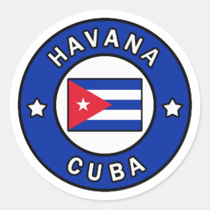 Havana Cuba Ronde Sticker