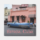 Havana Cuba Roze Bouwklasse IC Oude Auto