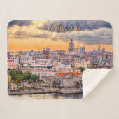 Havana CUBA Sherpa Deken (Voorkant (horizontaal))