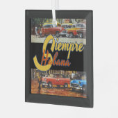 Havana Cuba - Siempre Habana Glas Ornament (Voorkant links)