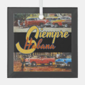 Havana Cuba - Siempre Habana Glas Ornament (Voorkant)