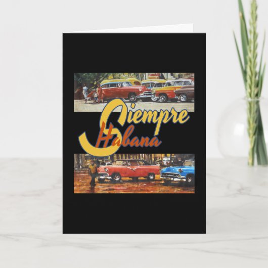 Havana Cuba - Siempre Habana Kaart (Voorkant)