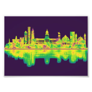 Havana Cuba Skyline Foto Afdruk