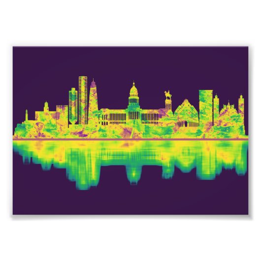 Havana Cuba Skyline Foto Afdruk (Voorkant)