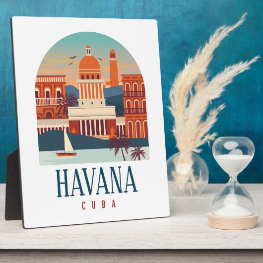 Havana Cuba Skyline Fotoplaat (Zijkant)